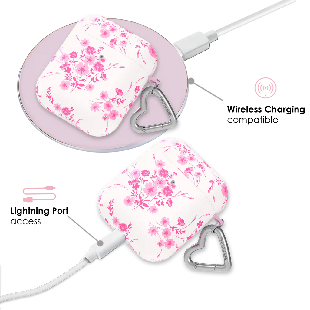 French Rose Floral AirPod Case