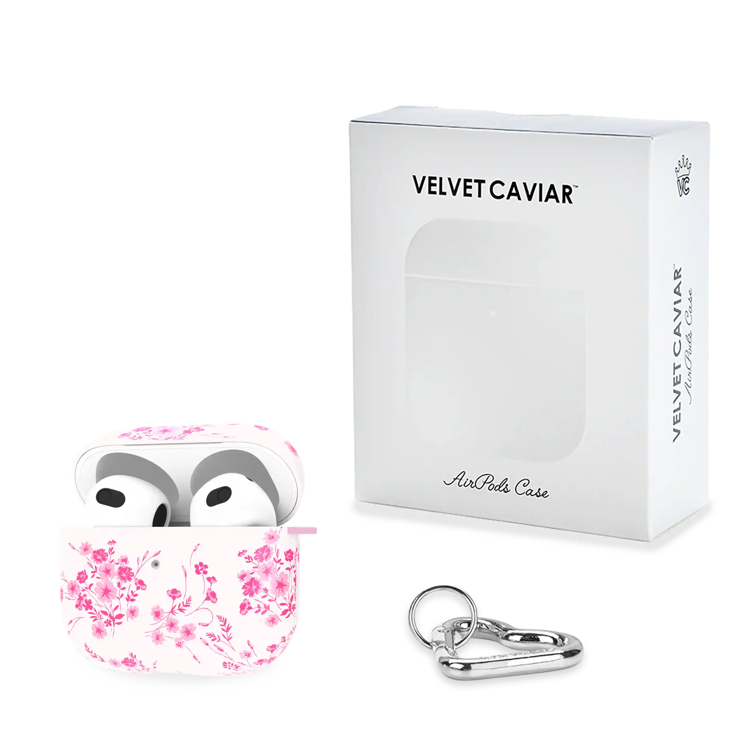 French Rose Floral AirPod Case