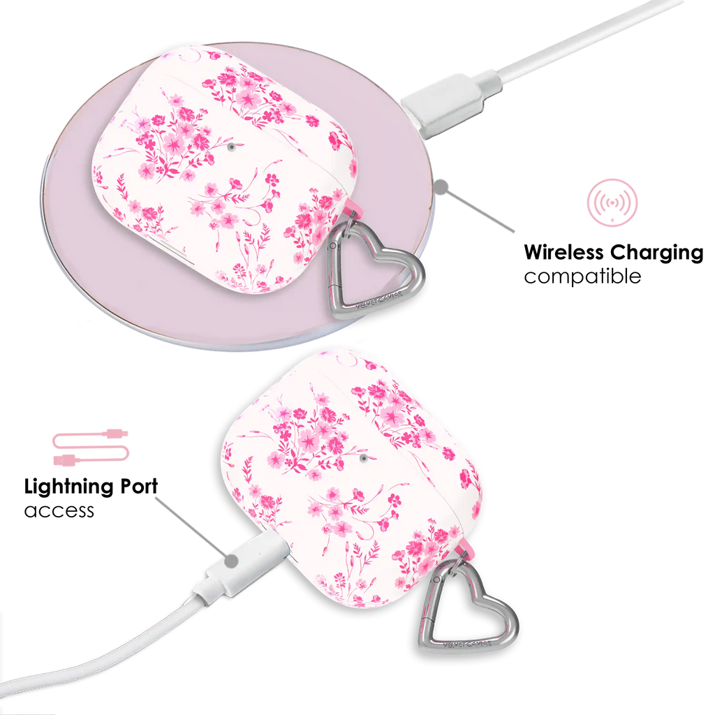 French Rose Floral AirPod Case