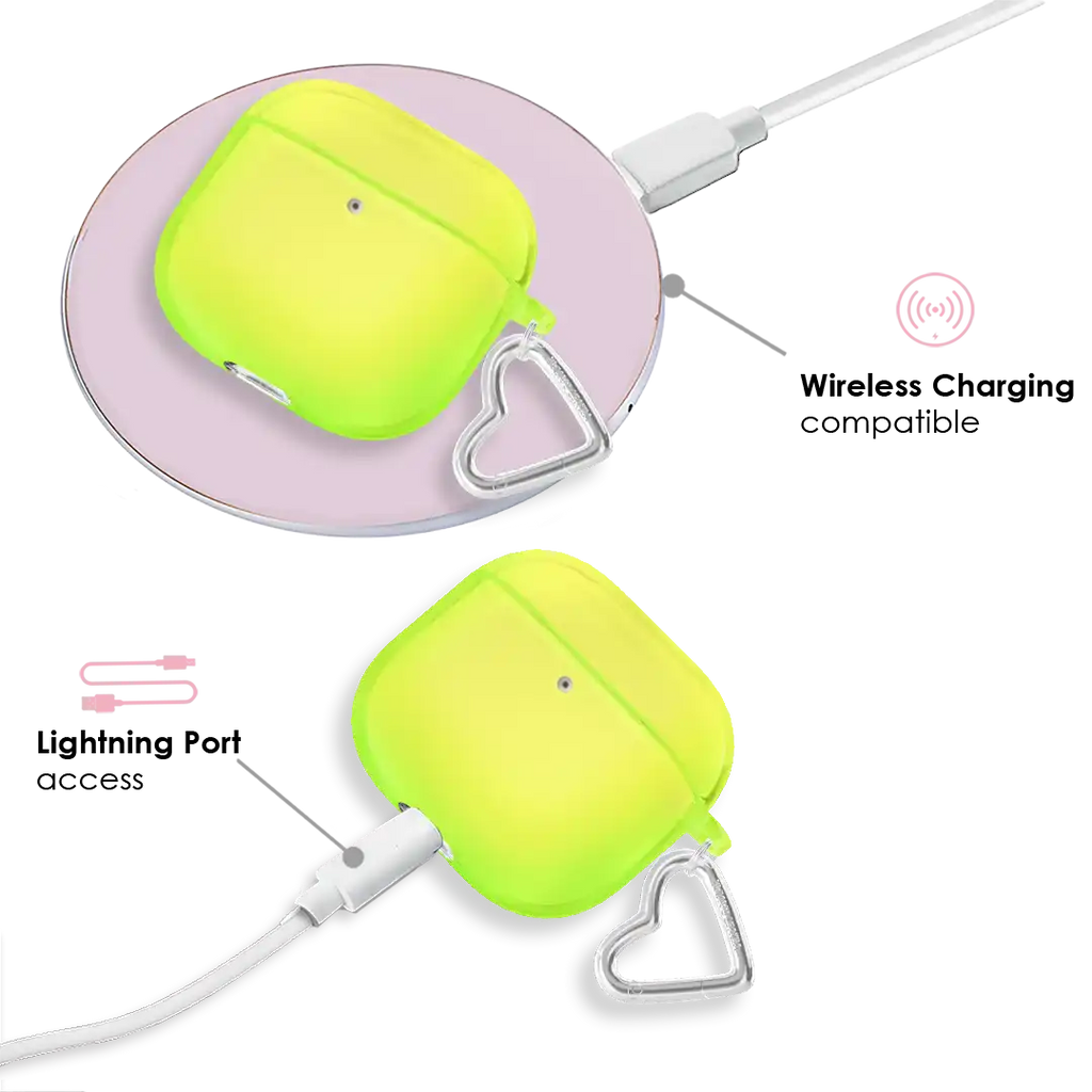 Neon Yellow AirPods Case