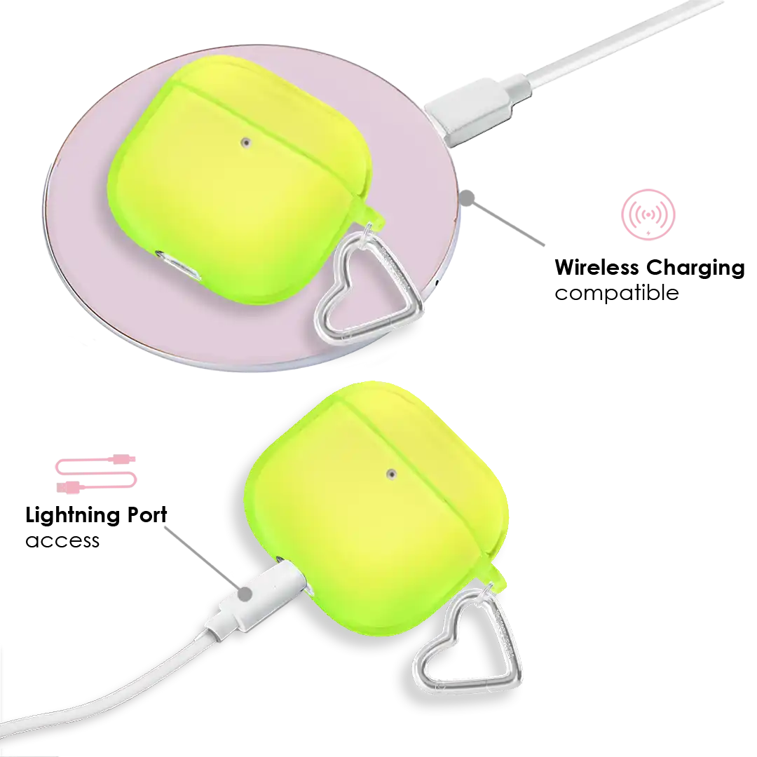 Neon Yellow AirPods Case