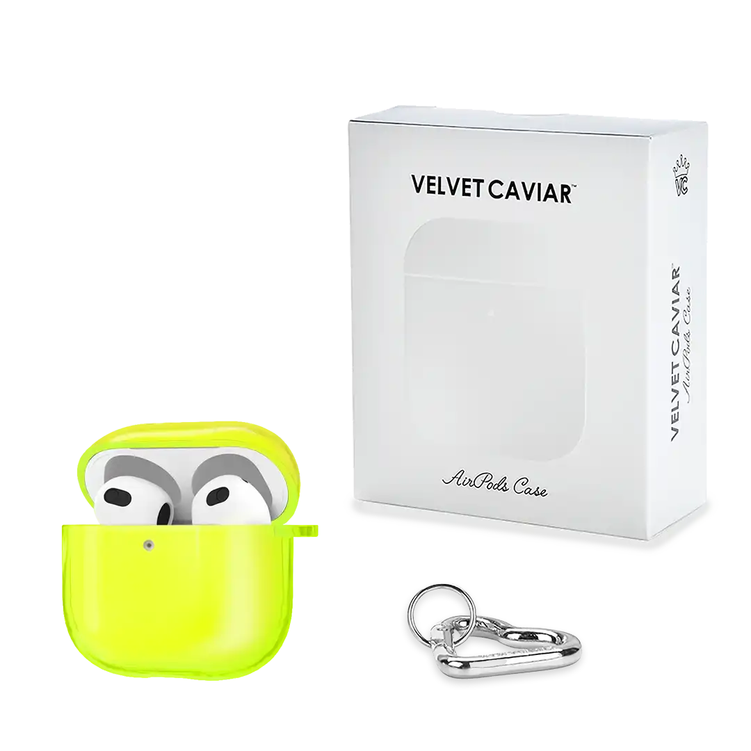Neon Yellow AirPods Case