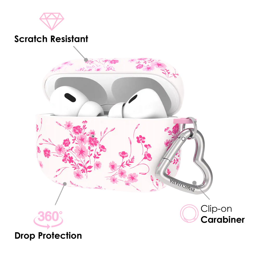 French Rose Floral AirPod Case