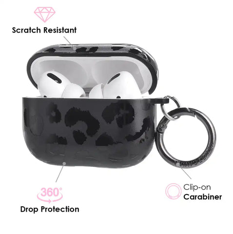 Black Leopard AirPod Case