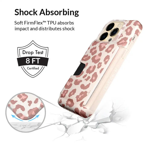 Blush Leopard iPhone Wallet Case