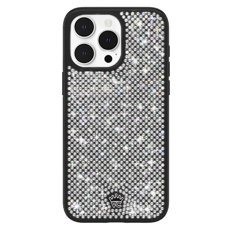 Black Caviar Crystals iPhone Case