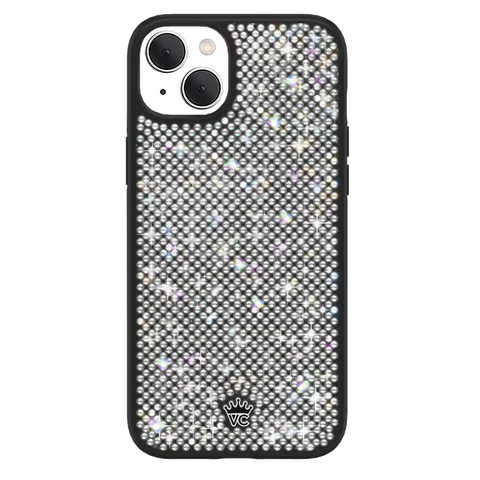Black Caviar Crystals iPhone Case