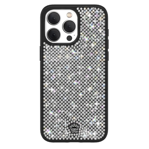 Black Caviar Crystals iPhone Case