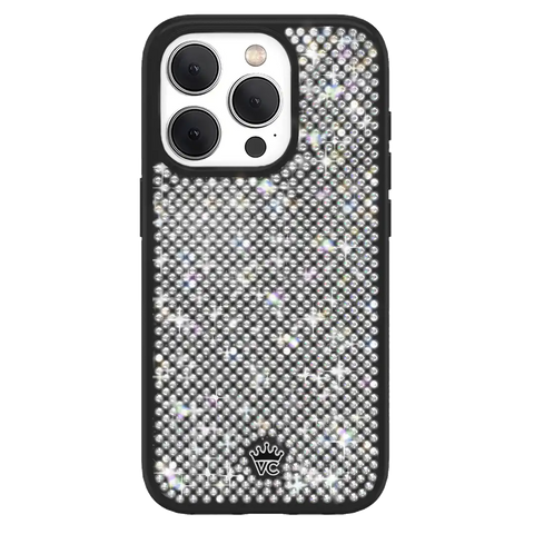 Black Caviar Crystals iPhone Case