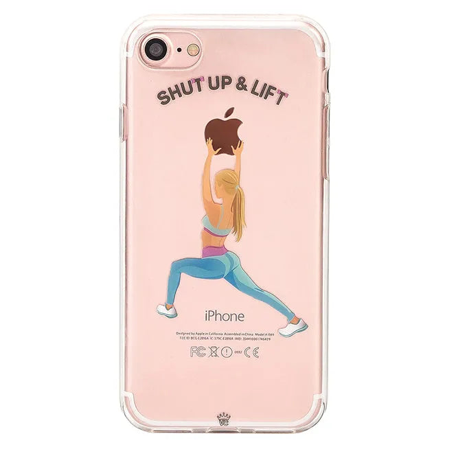 Shut Up & Lift iPhone Case Blonde Hair