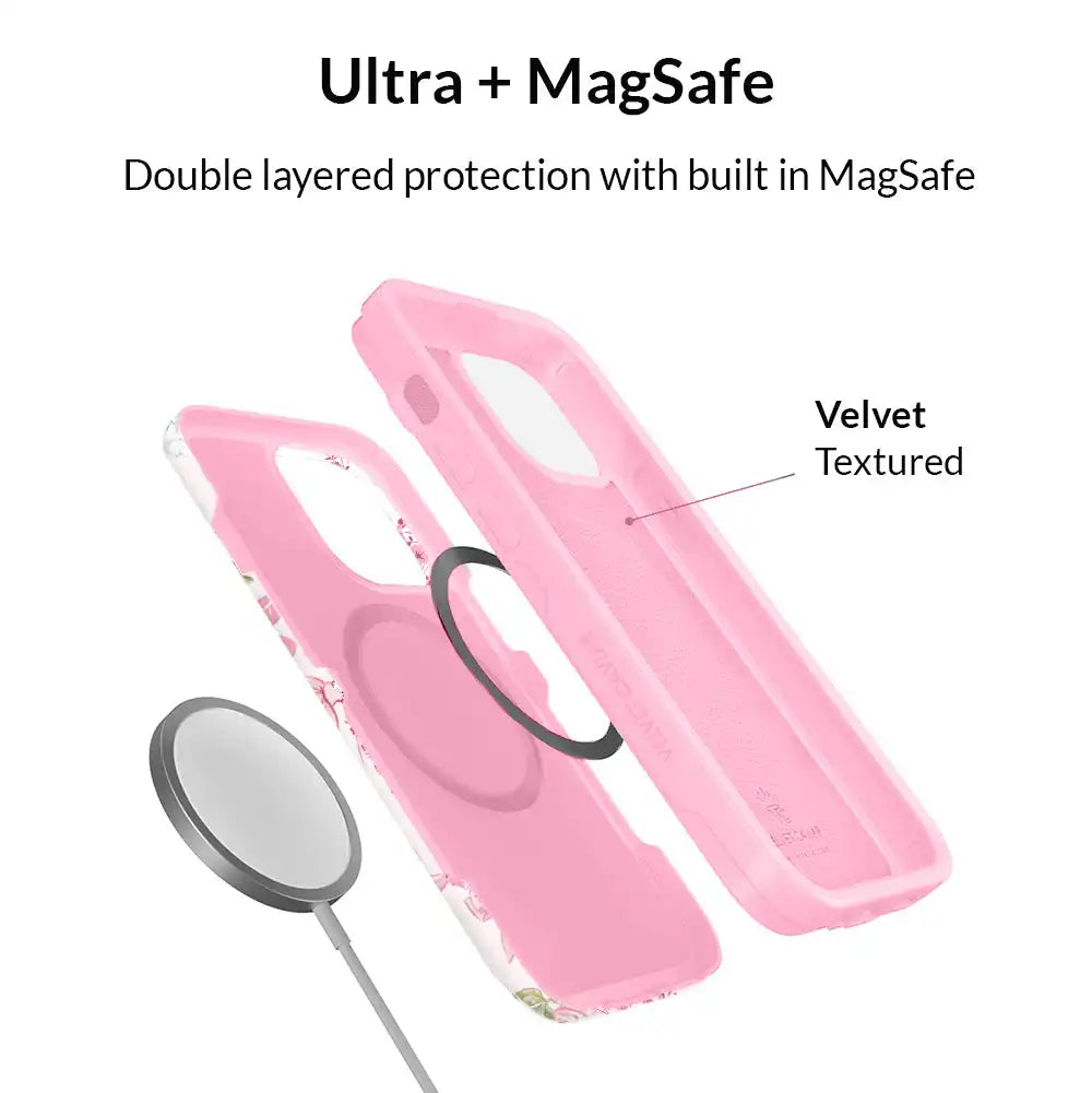 Posie Pink Bow iPhone Case