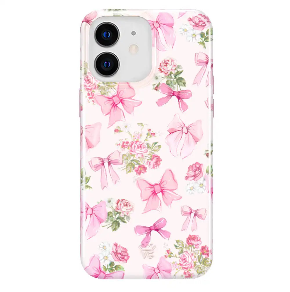 Posie Pink Bow iPhone Case