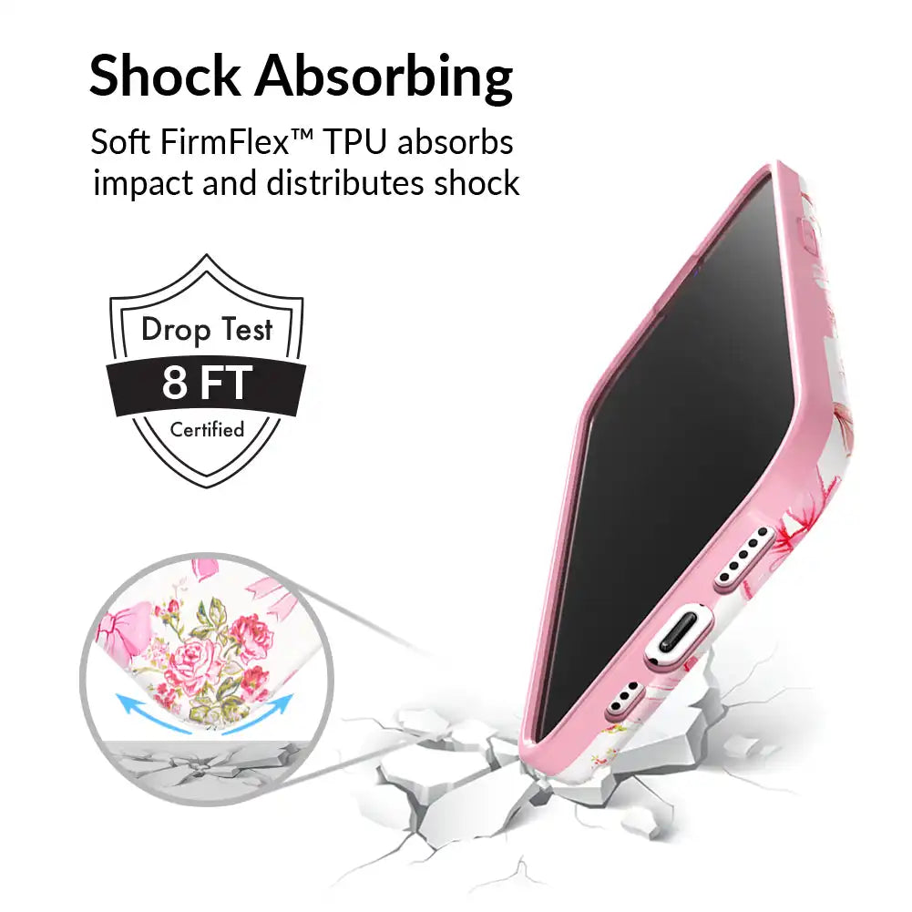 Posie Pink Bow iPhone Case