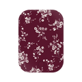 French Burgundy Floral Portable MagSafe Charger Power Pack