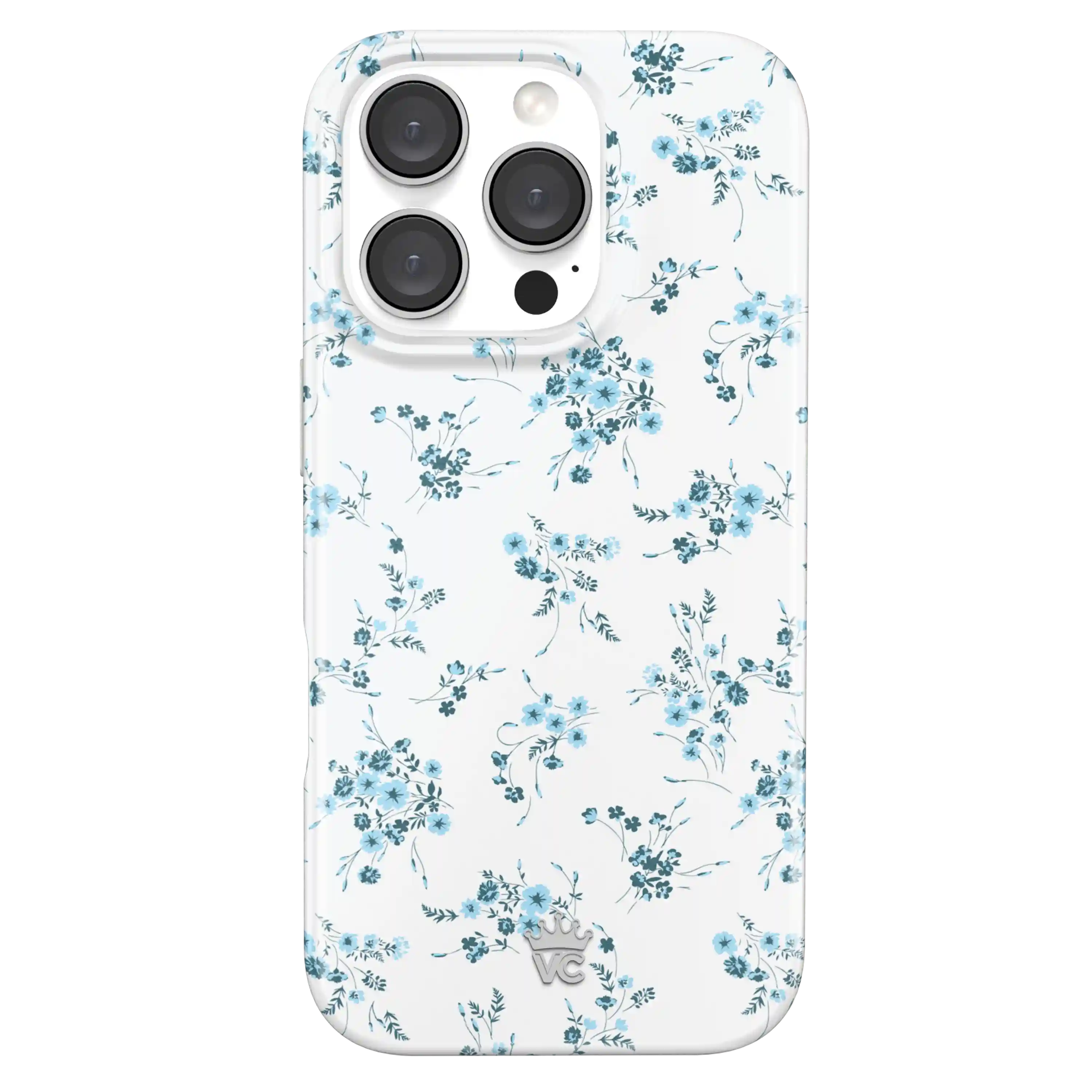 French Blue Floral iPhone Case