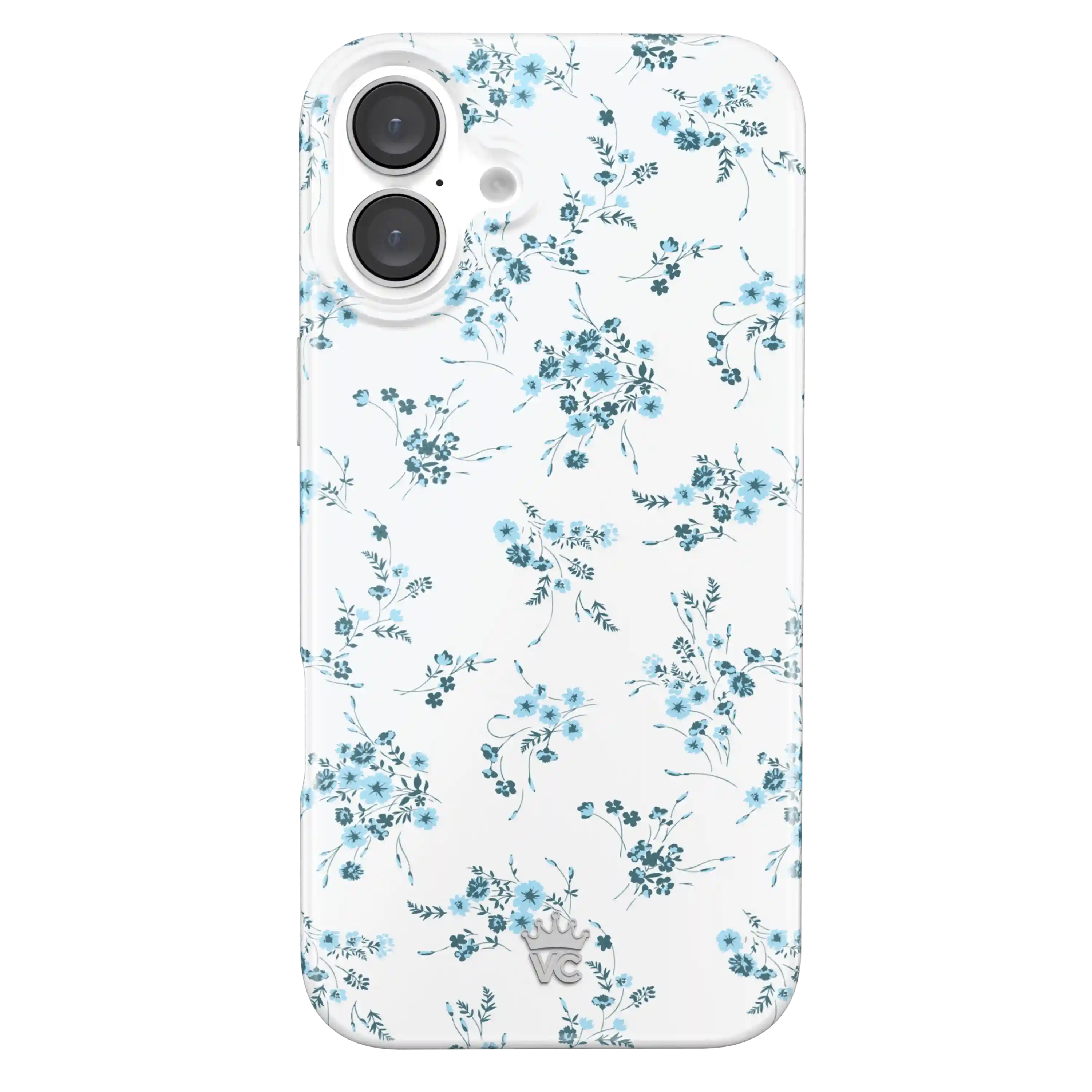 French Blue Floral iPhone Case