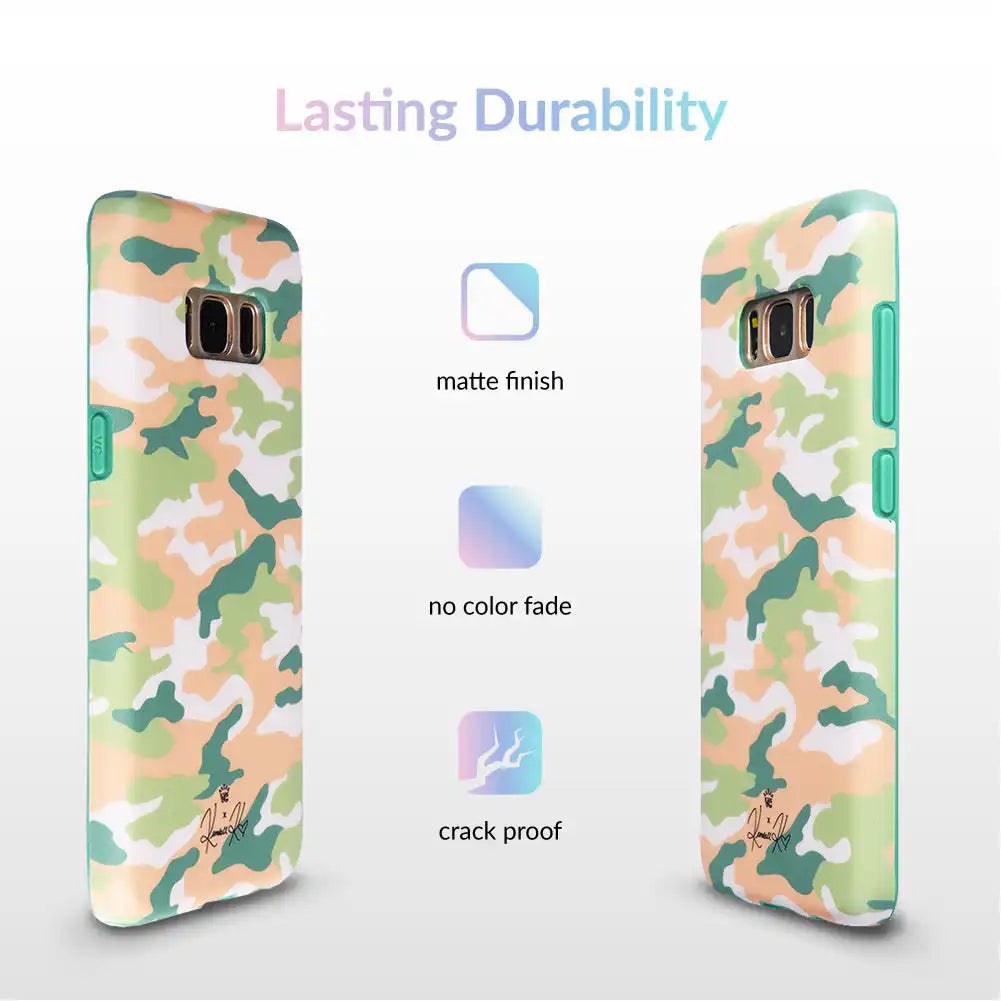 Olive Camo iPhone Case by Kendall Vertes