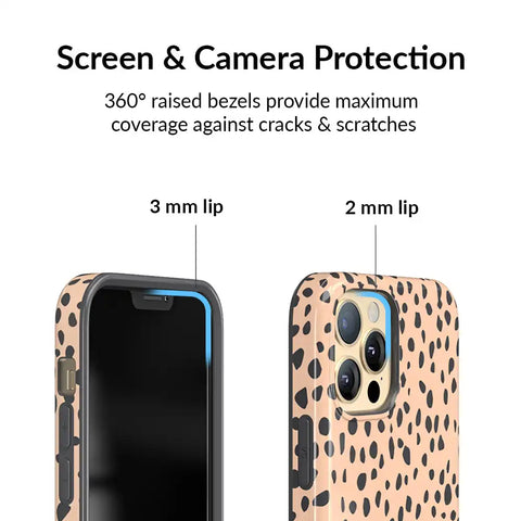 Spotted Nude Cheetah iPhone Case