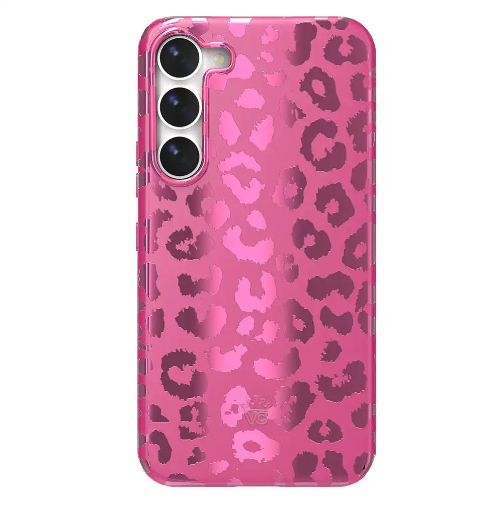 Pink Ruby Leopard Samsung Case