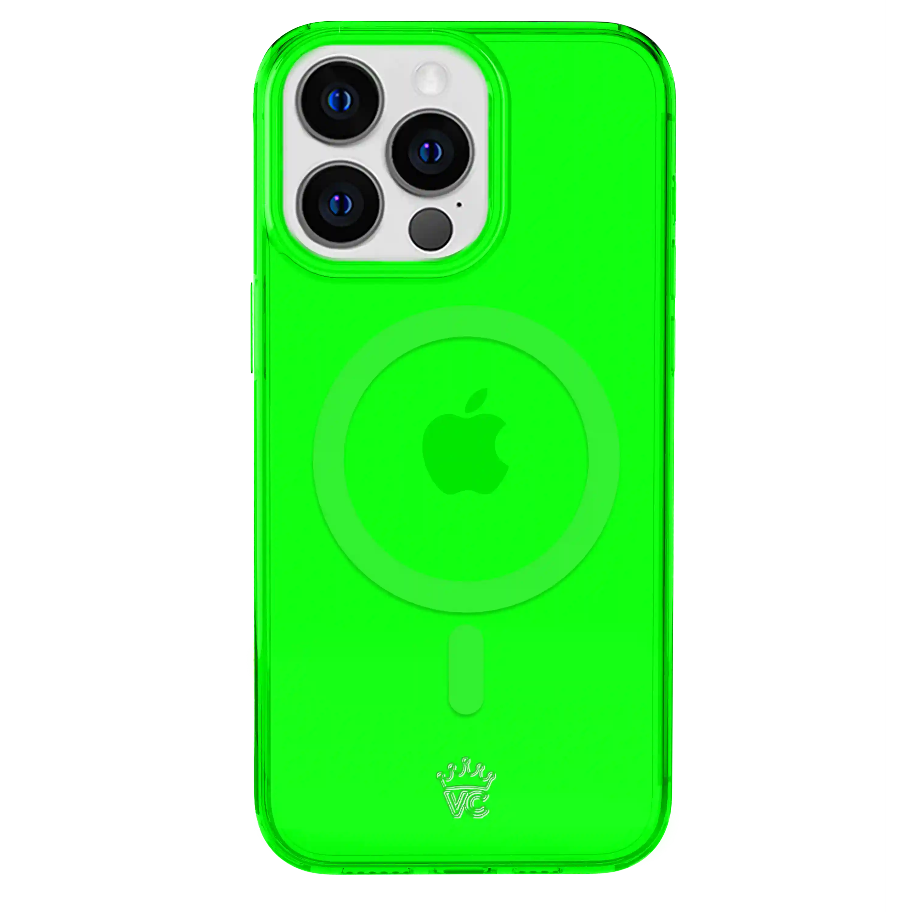 Neon Green Clear iPhone Case