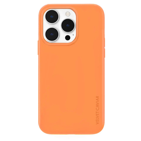 Bright Orange Silicone iPhone Case