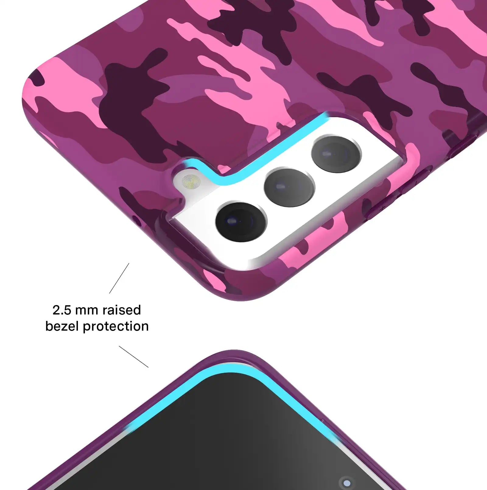 Magenta Camo Samsung Case
