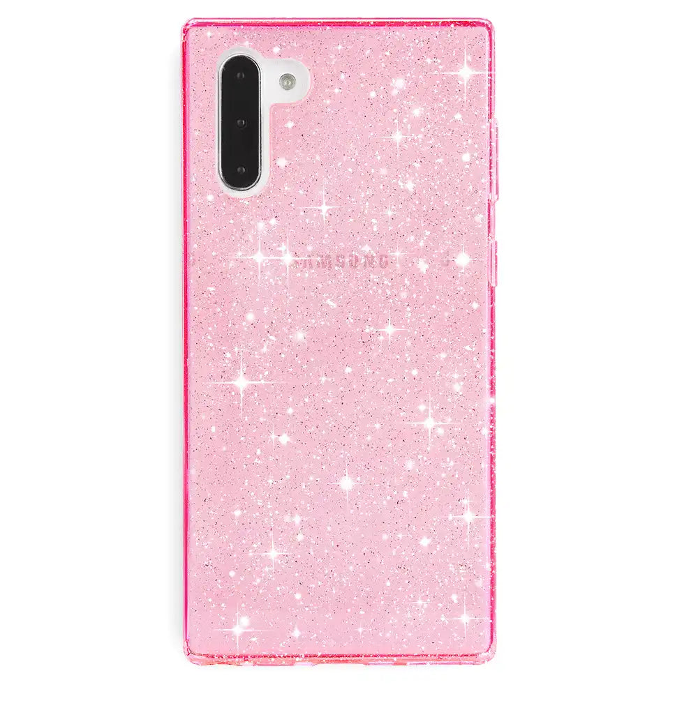 Pink Stardust Glitter Samsung Case