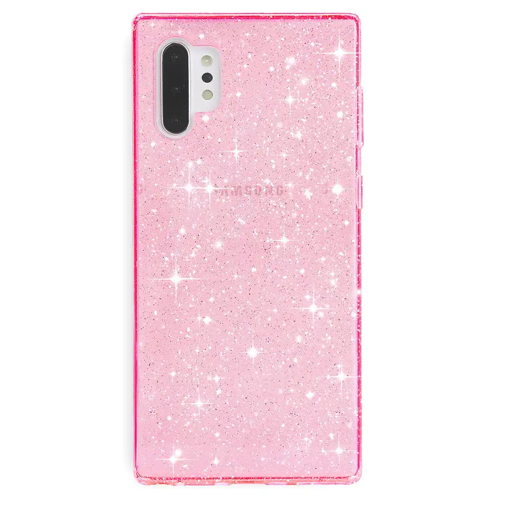 Pink Stardust Glitter Samsung Case