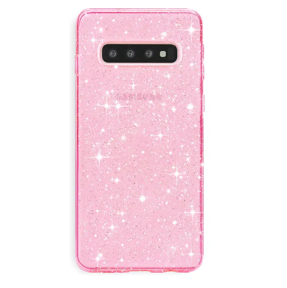 Pink Stardust Glitter Samsung Case