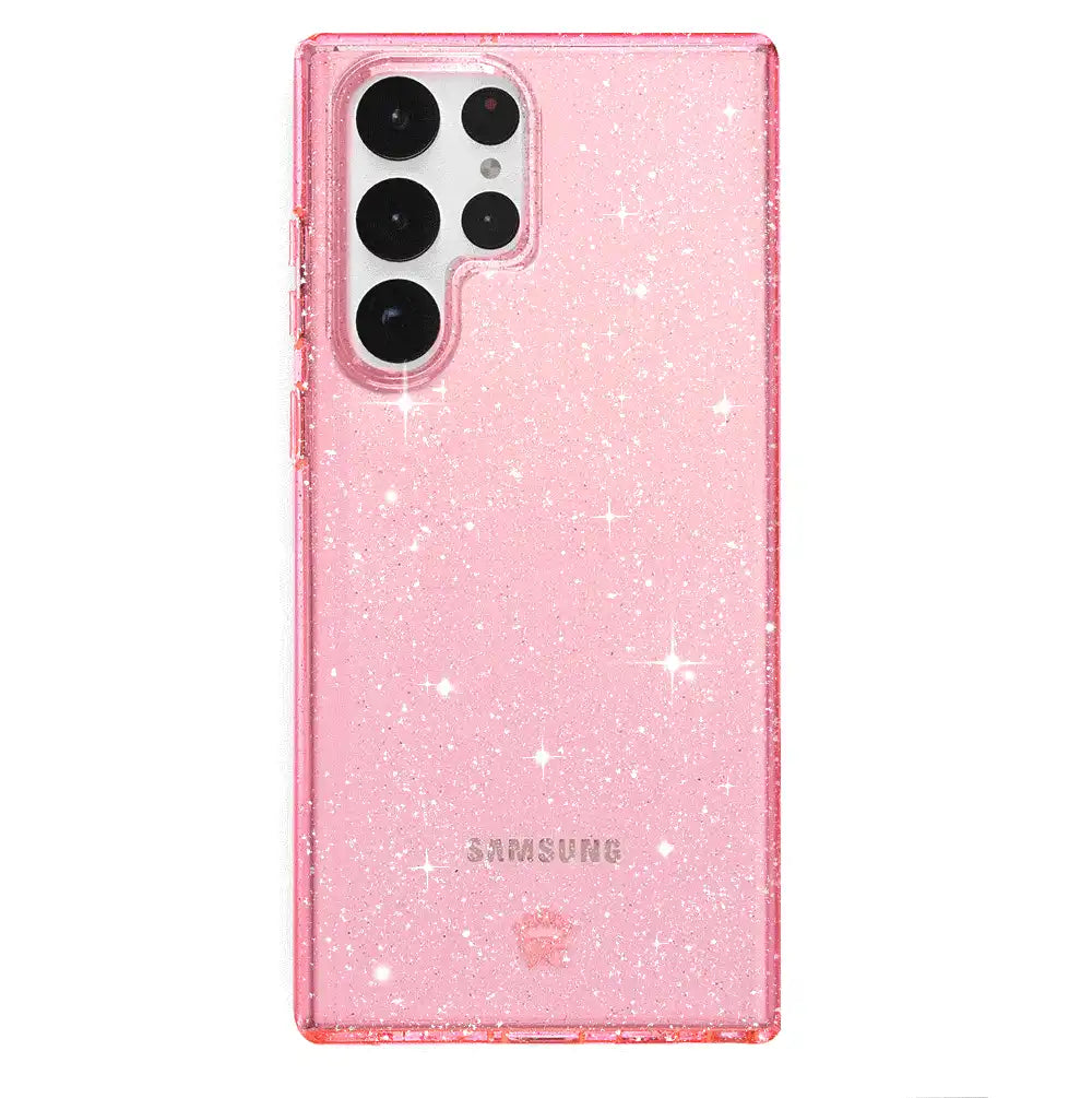 Pink Stardust Glitter Samsung Case
