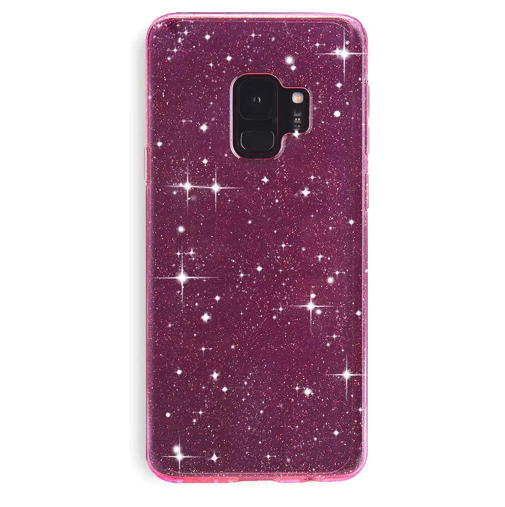 Pink Stardust Glitter Samsung Case