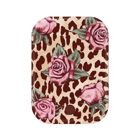 Rosy Leopard Portable MagSafe Charger Power Pack