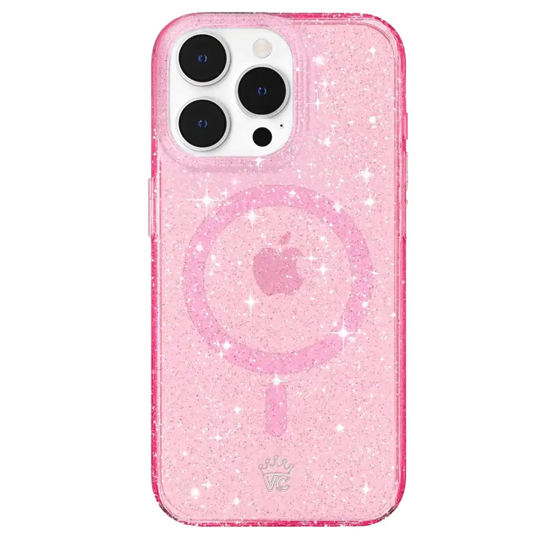 Pink Stardust Glitter iPhone Case
