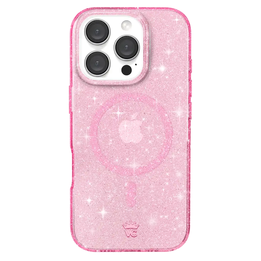 Pink Stardust Glitter iPhone Case