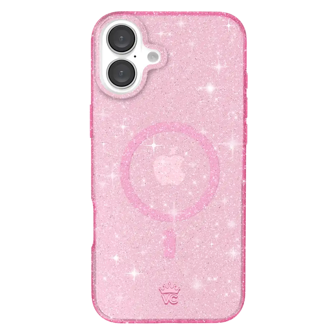 Pink Stardust Glitter iPhone Case