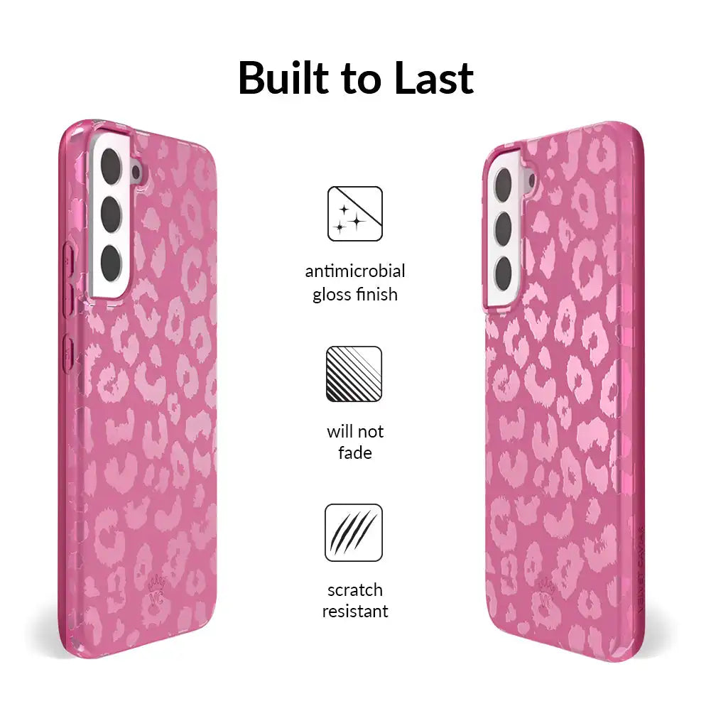 Pink Ruby Leopard Samsung Case