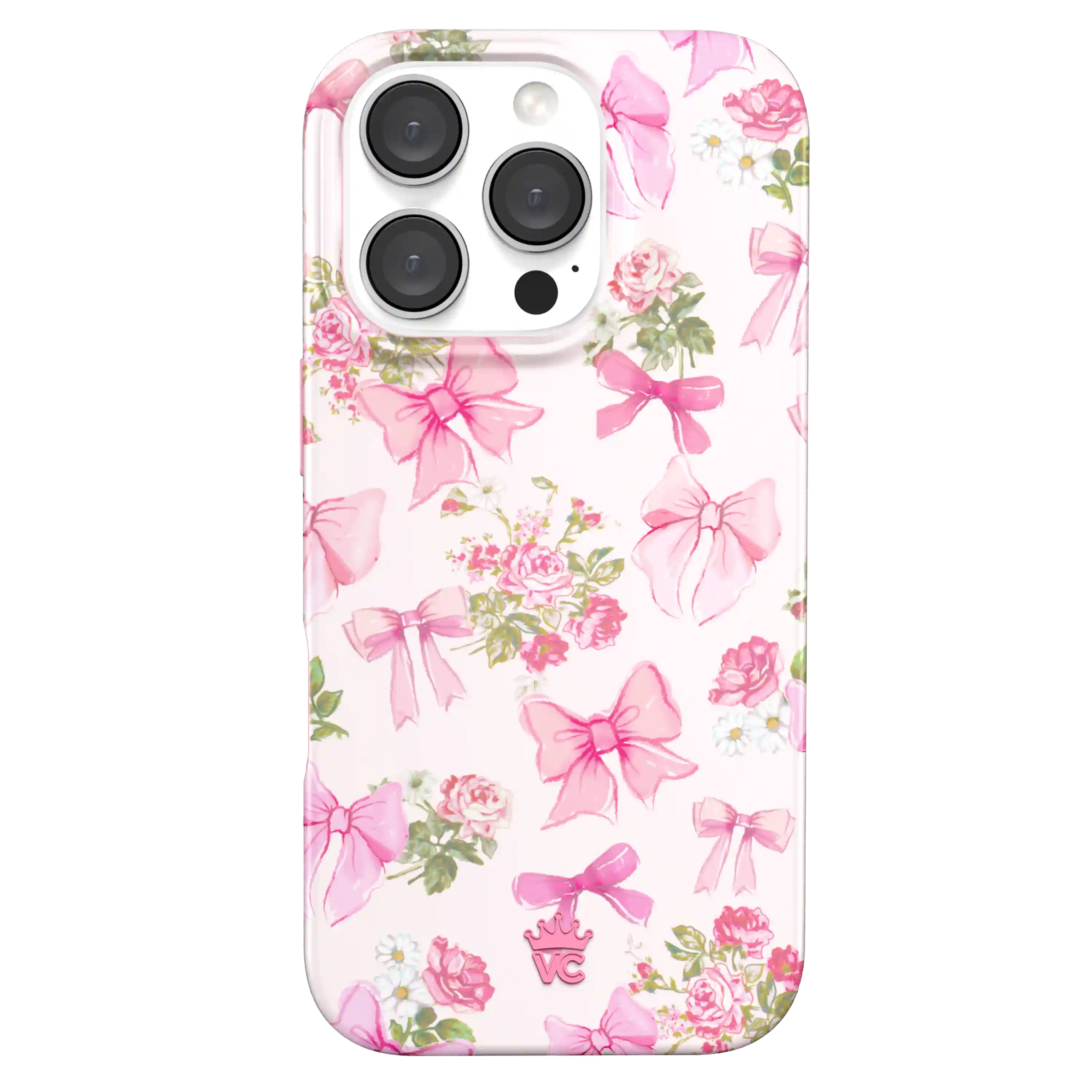 Posie Pink Bow iPhone Case