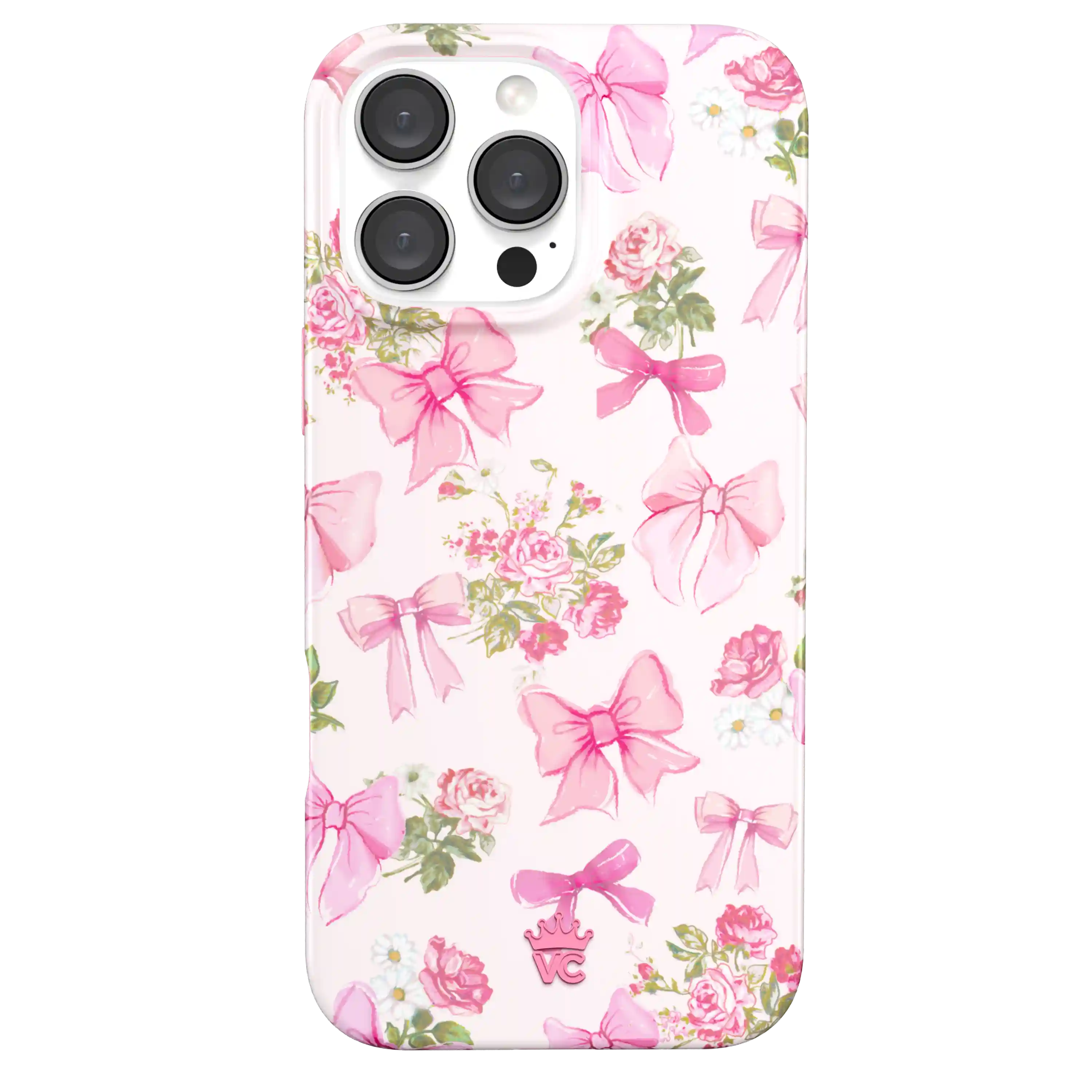 Posie Pink Bow iPhone Case