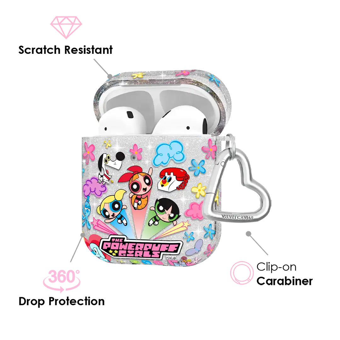 The Powerpuff Girls Girl Power Glitter AirPod Case