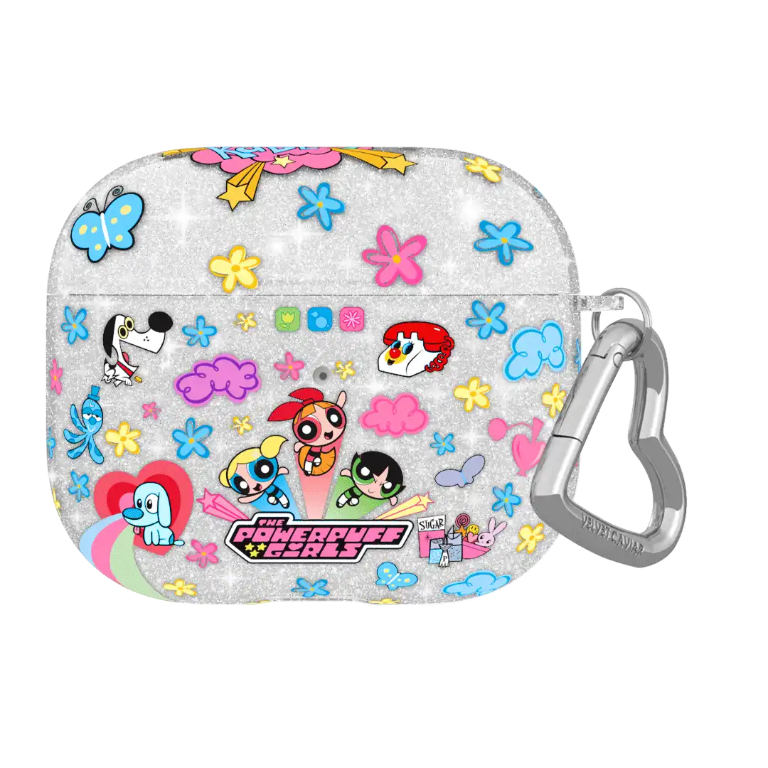 The Powerpuff Girls Girl Power Glitter AirPod Case