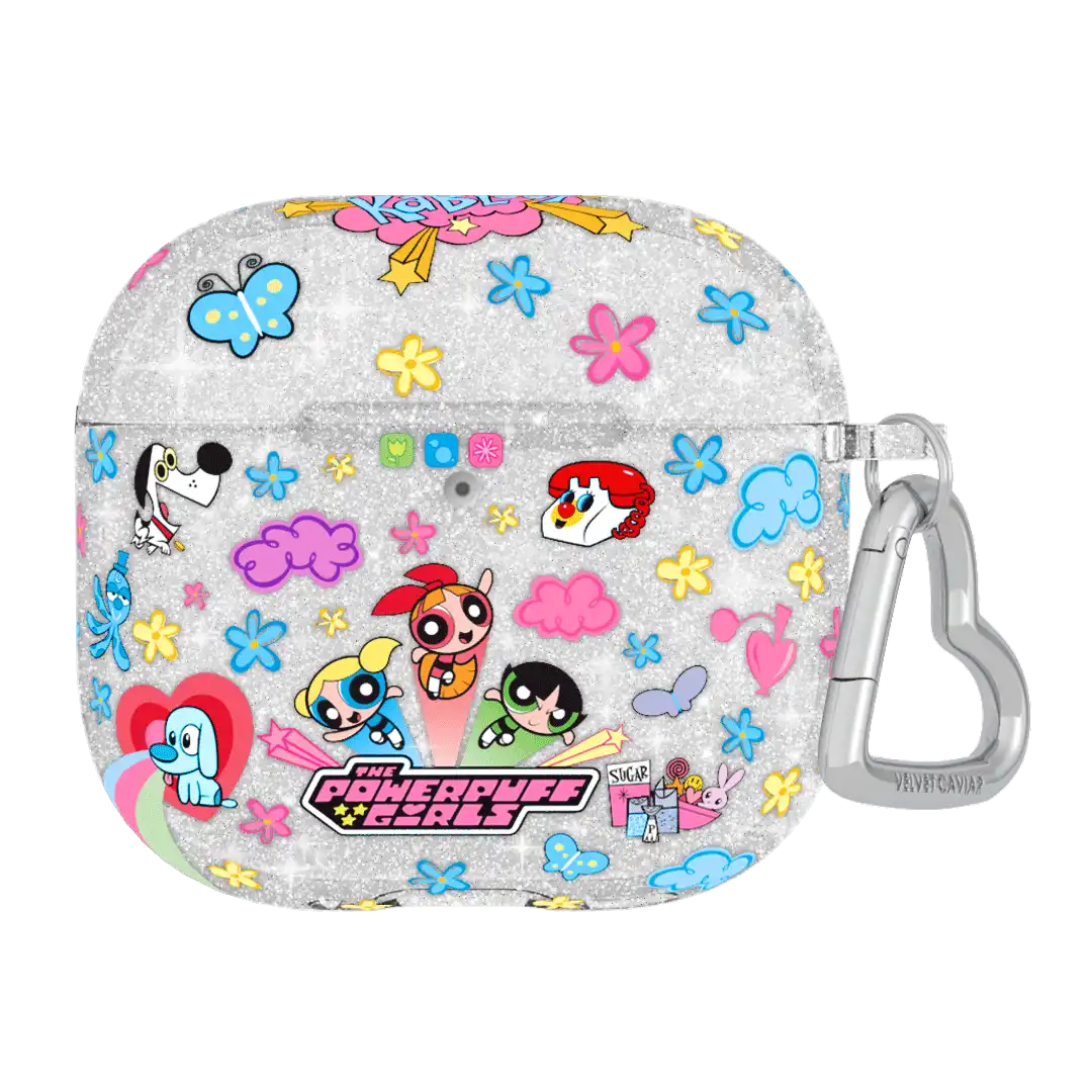 The Powerpuff Girls Girl Power Glitter AirPod Case
