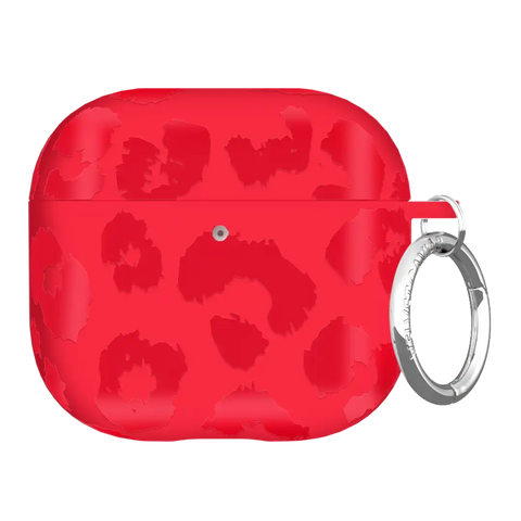 Red Hot Leopard AirPod Case