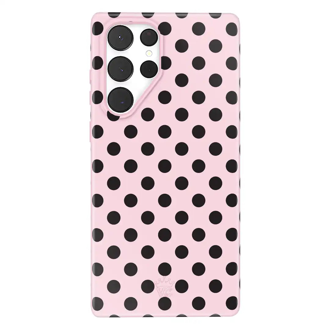 Princess Pink Polka Dot Samsung Case