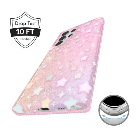 Falling Star Glitter Samsung Case