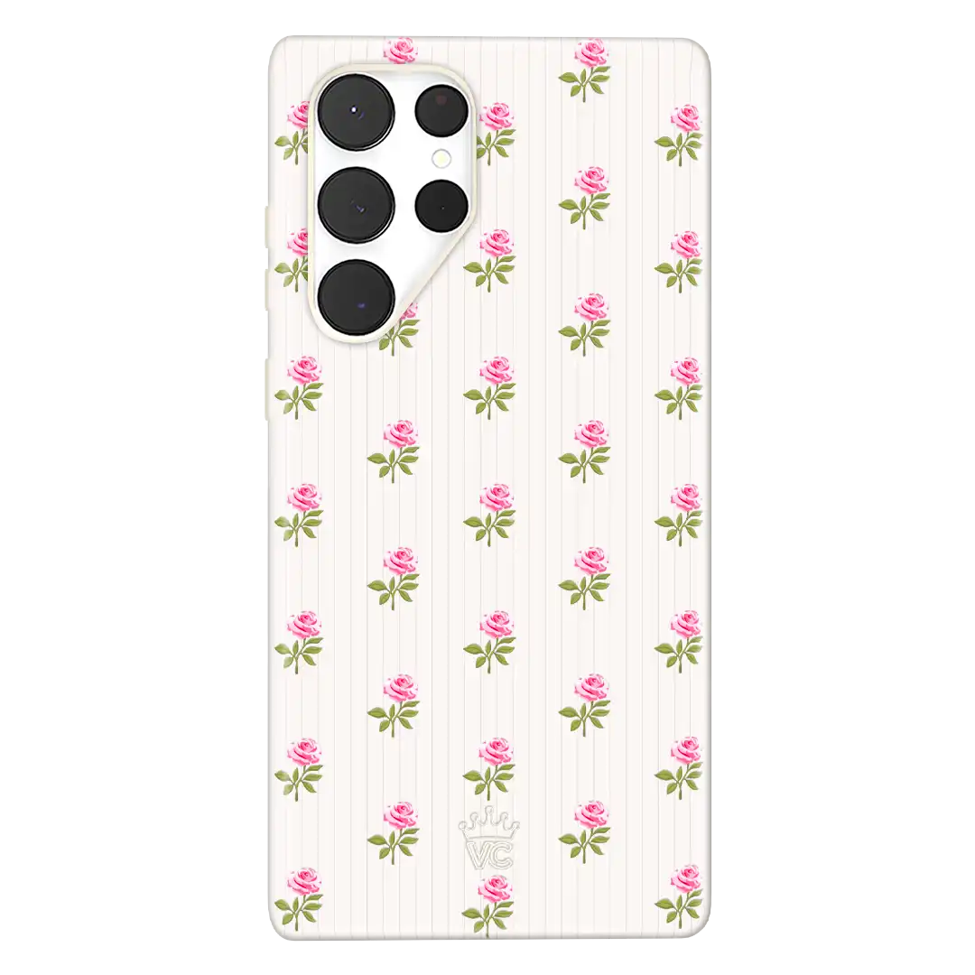 Pink Peony Floral Samsung Case