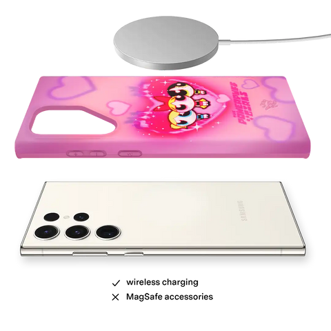 The Powerpuff Girls Airbrush Hearts Samsung Case