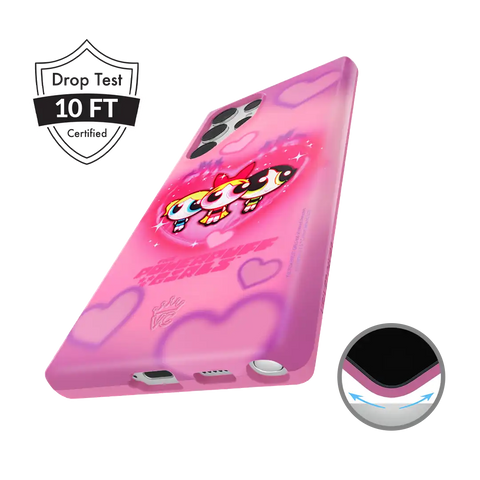 The Powerpuff Girls Airbrush Hearts Samsung Case