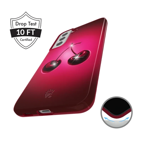 Black Cherry Crystal Samsung Case