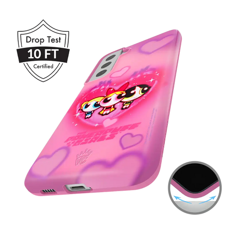 The Powerpuff Girls Airbrush Hearts Samsung Case