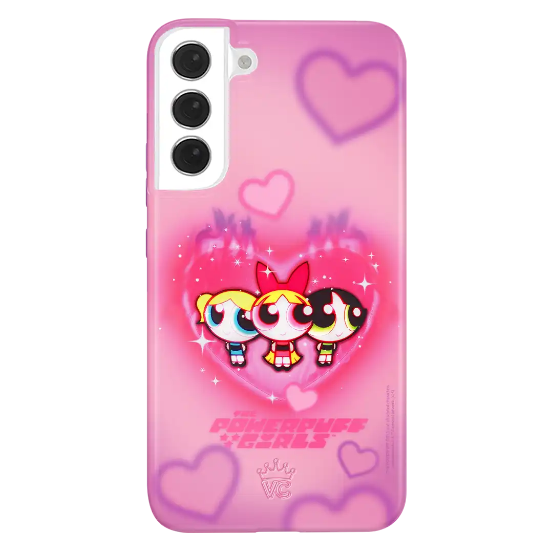 The Powerpuff Girls Airbrush Hearts Samsung Case